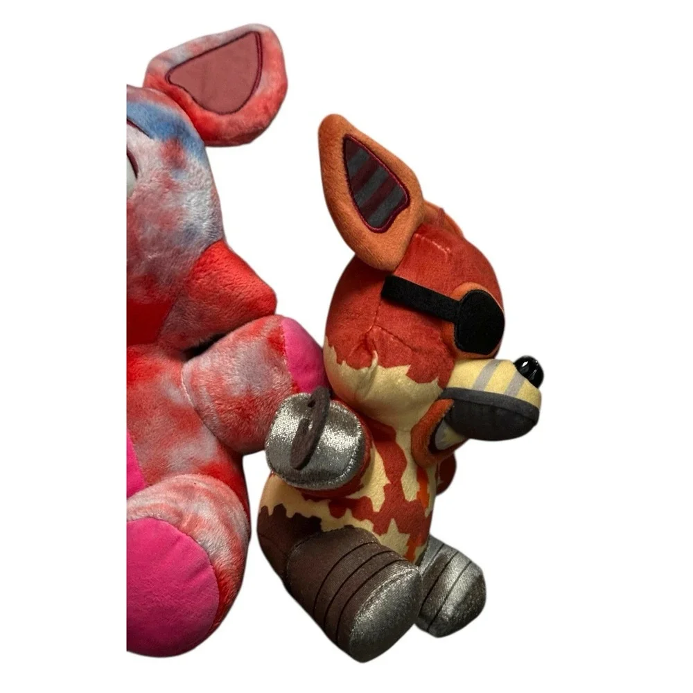 FUNKO Five Nights At Freddys Tie-Dye Foxy FNAF Plush Lot Of‎ 2
